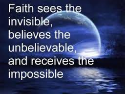 faith sees