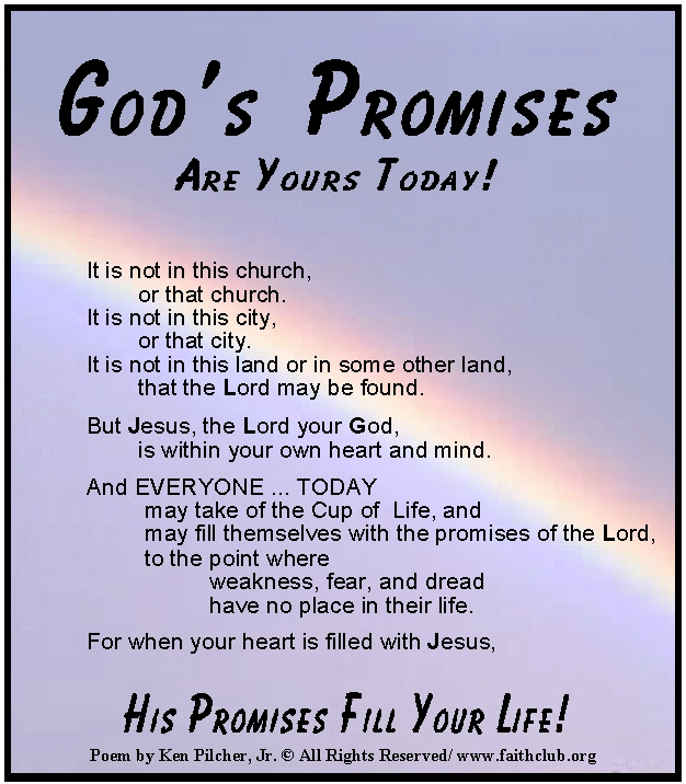 God's promises for today