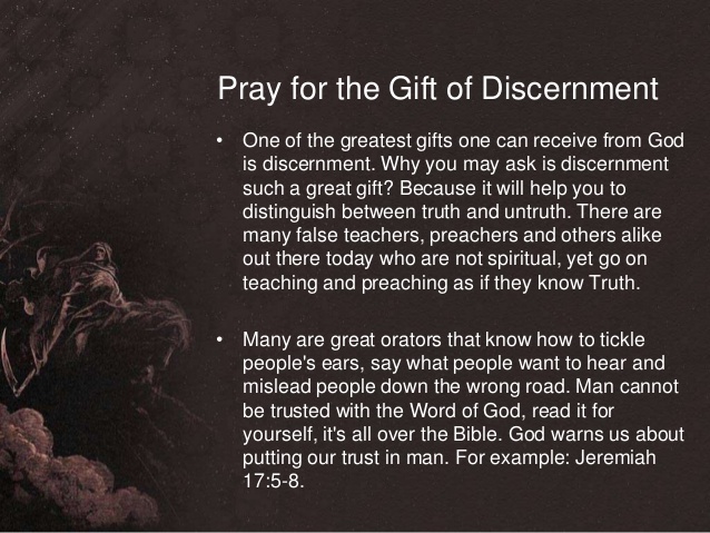 Pray For The Gift Of Discernment So You Will Not Be Led Astray Radiant Glory Love