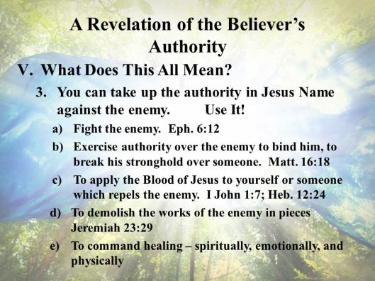 believers authority
